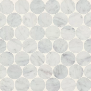 White Carrara Mosaic 10 - marble tile